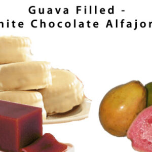 Guava Filled White Chocolate Alfajores