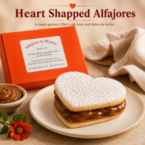 Heart Shape Alfajores - 12 count