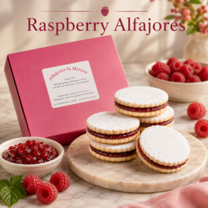 Raspberry Alfajores